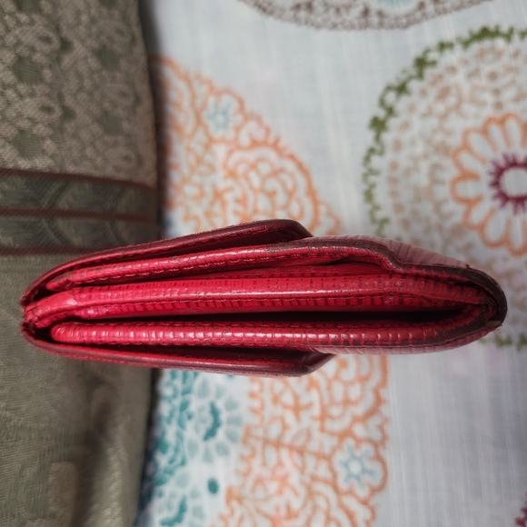 Louis Vuitton Red Epi Leather Wallet - Picture 7 of 8